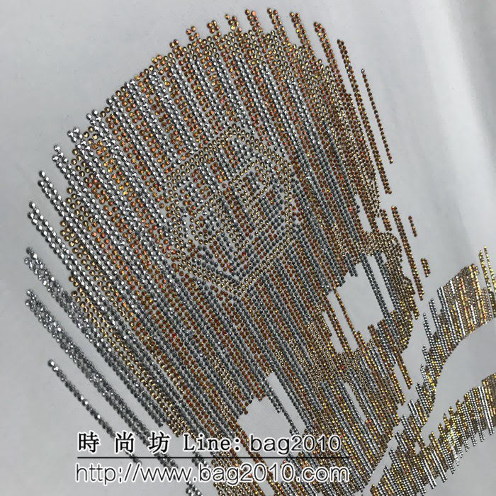 pp 19ss早春 燙鑽短袖 大幅度進口奧鑽燙鑽工藝 定制絲光棉 工藝細節完美 ydi2546